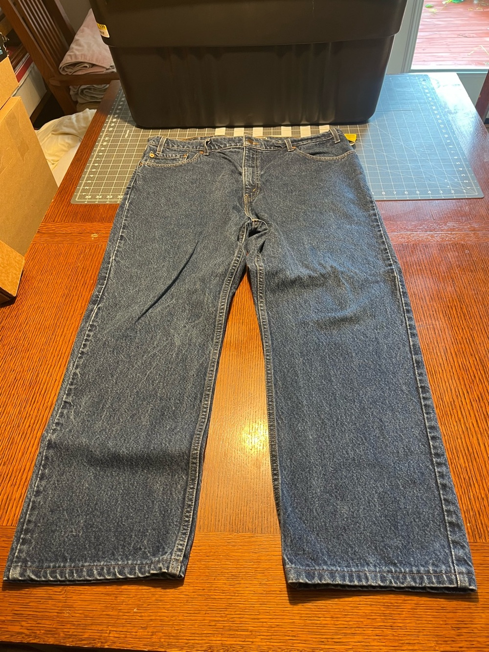 Levi's vintage 90’s 505 Men's Relaxed Jeans - Dark Blue Denim 40x28 look at pics